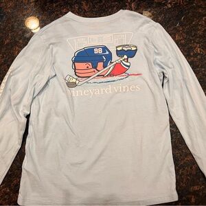 Vineyard Vines Light Blue Cotton Shirt Size Medium